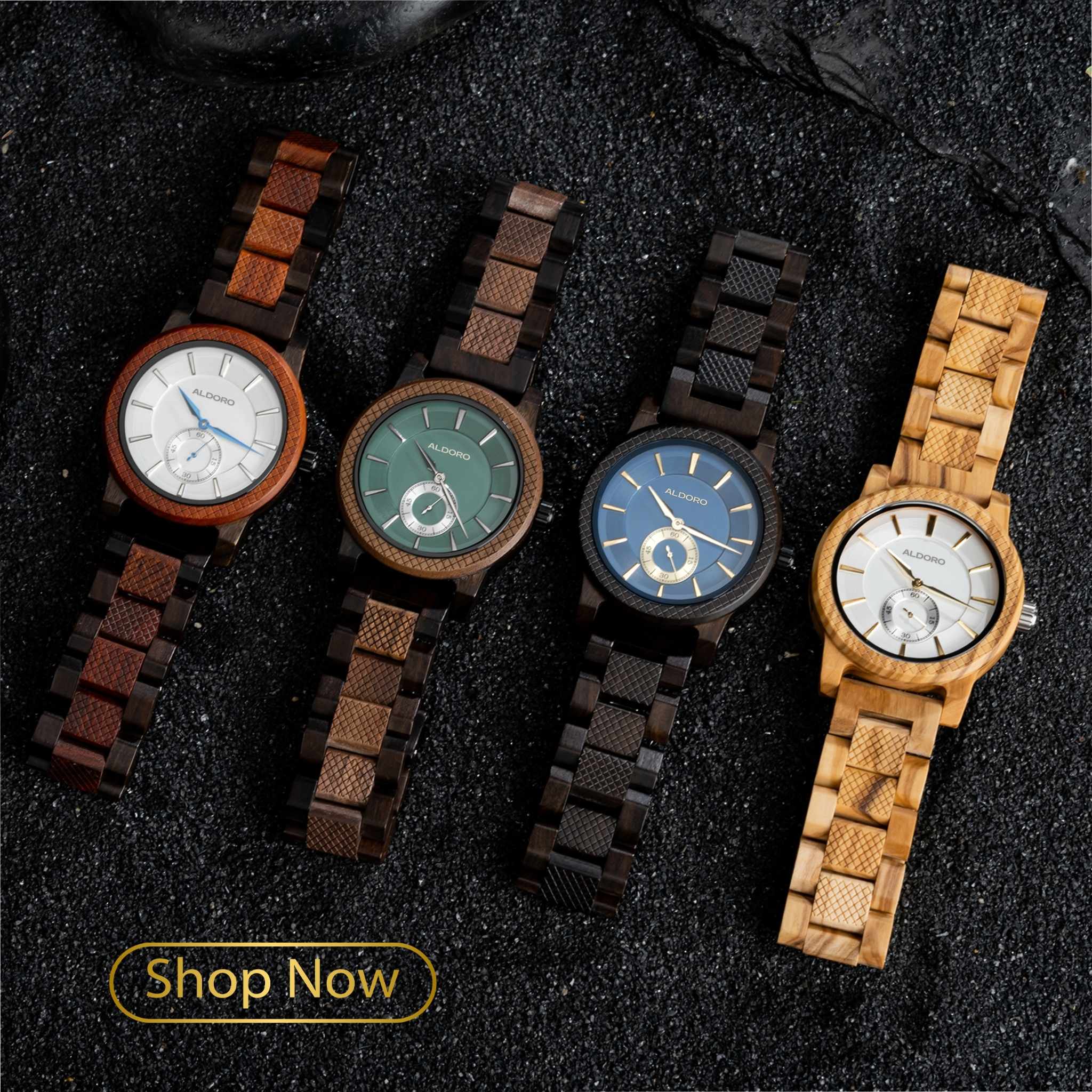 Luxury Wooden Watches - Aldoro Watches Dubai